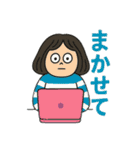 癖になるカラフル女子（個別スタンプ：39）
