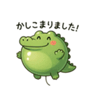 ぷかワニ（個別スタンプ：36）