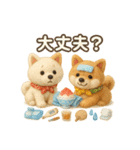 ふわふわ柴犬の夏スタンプ（個別スタンプ：11）