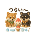 ふわふわ柴犬の夏スタンプ（個別スタンプ：16）