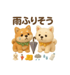 ふわふわ柴犬の夏スタンプ（個別スタンプ：19）