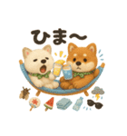 ふわふわ柴犬の夏スタンプ（個別スタンプ：23）
