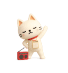 にゃんこぽんフレンズ〜夏（個別スタンプ：1）