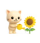 にゃんこぽんフレンズ〜夏（個別スタンプ：3）
