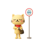 にゃんこぽんフレンズ〜夏（個別スタンプ：5）