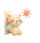 にゃんこぽんフレンズ〜夏（個別スタンプ：13）