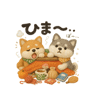 ふわふわ柴犬の冬スタンプ（個別スタンプ：23）