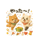 ふわふわ柴犬の冬スタンプ（個別スタンプ：27）