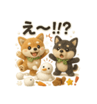 ふわふわ柴犬の冬スタンプ（個別スタンプ：32）