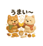 ふわふわ柴犬の冬スタンプ（個別スタンプ：33）