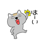 【毎日使える】ネコ三兄弟二郎31（個別スタンプ：4）