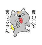 【毎日使える】ネコ三兄弟二郎31（個別スタンプ：16）
