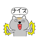 【毎日使える】ネコ三兄弟二郎31（個別スタンプ：17）