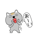 【毎日使える】ネコ三兄弟二郎31（個別スタンプ：22）