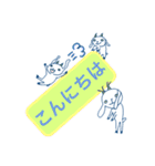 三匹のヤギのスタンプ（個別スタンプ：3）