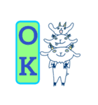 三匹のヤギのスタンプ（個別スタンプ：10）