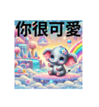葫洲駅 台湾からやってきた！ゾウさん挨拶（個別スタンプ：30）