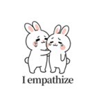 ウサギの日常スタンプ 07(EN)（個別スタンプ：22）