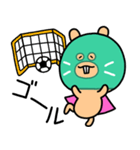 サッカーとスーパーマスクドゲッシ（個別スタンプ：2）