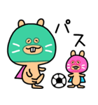 サッカーとスーパーマスクドゲッシ（個別スタンプ：17）
