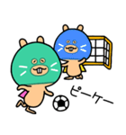 サッカーとスーパーマスクドゲッシ（個別スタンプ：28）