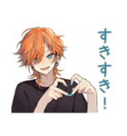 好き好き♡わんこ系ギャル男（個別スタンプ：1）