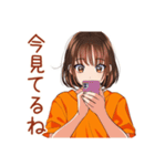 やんわりお断り★ボブカットの女の子（個別スタンプ：39）