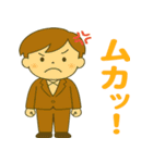 毎日使える！元気なビジネスマンスタンプ（個別スタンプ：26）