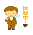 毎日使える！元気なビジネスマンスタンプ（個別スタンプ：31）