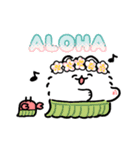 ハワイ大好きポメトーン（個別スタンプ：1）