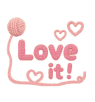 Cozy Knit Stickers（編み物スタンプ）（個別スタンプ：12）