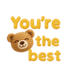 Cozy Knit Stickers（編み物スタンプ）（個別スタンプ：36）