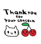(nenerin日常会話スタンプ371英語気遣い)（個別スタンプ：3）