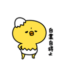 まいにちひよっこ上から目線（個別スタンプ：12）