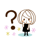 やさしいお返事♡ゆるふわレディ～日常敬語（個別スタンプ：34）