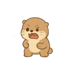 まんまるラッコの楽しい日常（個別スタンプ：6）