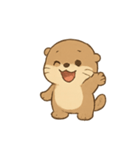 まんまるラッコの楽しい日常（個別スタンプ：16）