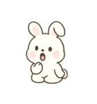 ふわふわウサギのドタバタ冒険（個別スタンプ：10）