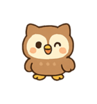 ふくろうのたのしいきもち（個別スタンプ：6）