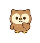 ふくろうのたのしいきもち（個別スタンプ：8）