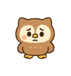 ふくろうのたのしいきもち（個別スタンプ：10）