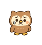 ふくろうのたのしいきもち（個別スタンプ：14）
