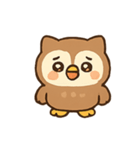 ふくろうのたのしいきもち（個別スタンプ：16）