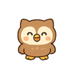 ふくろうのたのしいきもち（個別スタンプ：20）