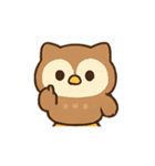 ふくろうのたのしいきもち（個別スタンプ：22）
