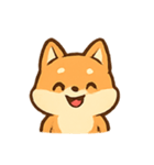 ぽちゃかわキツネ 気分パレード（個別スタンプ：1）