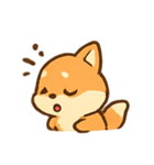 ぽちゃかわキツネ 気分パレード（個別スタンプ：15）