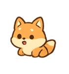 ぽちゃかわキツネ 気分パレード（個別スタンプ：16）