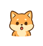 ぽちゃかわキツネ 気分パレード（個別スタンプ：17）