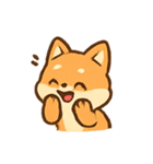 ぽちゃかわキツネ 気分パレード（個別スタンプ：22）